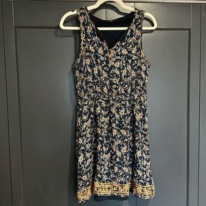 Cute fit and flare dress with paisley design